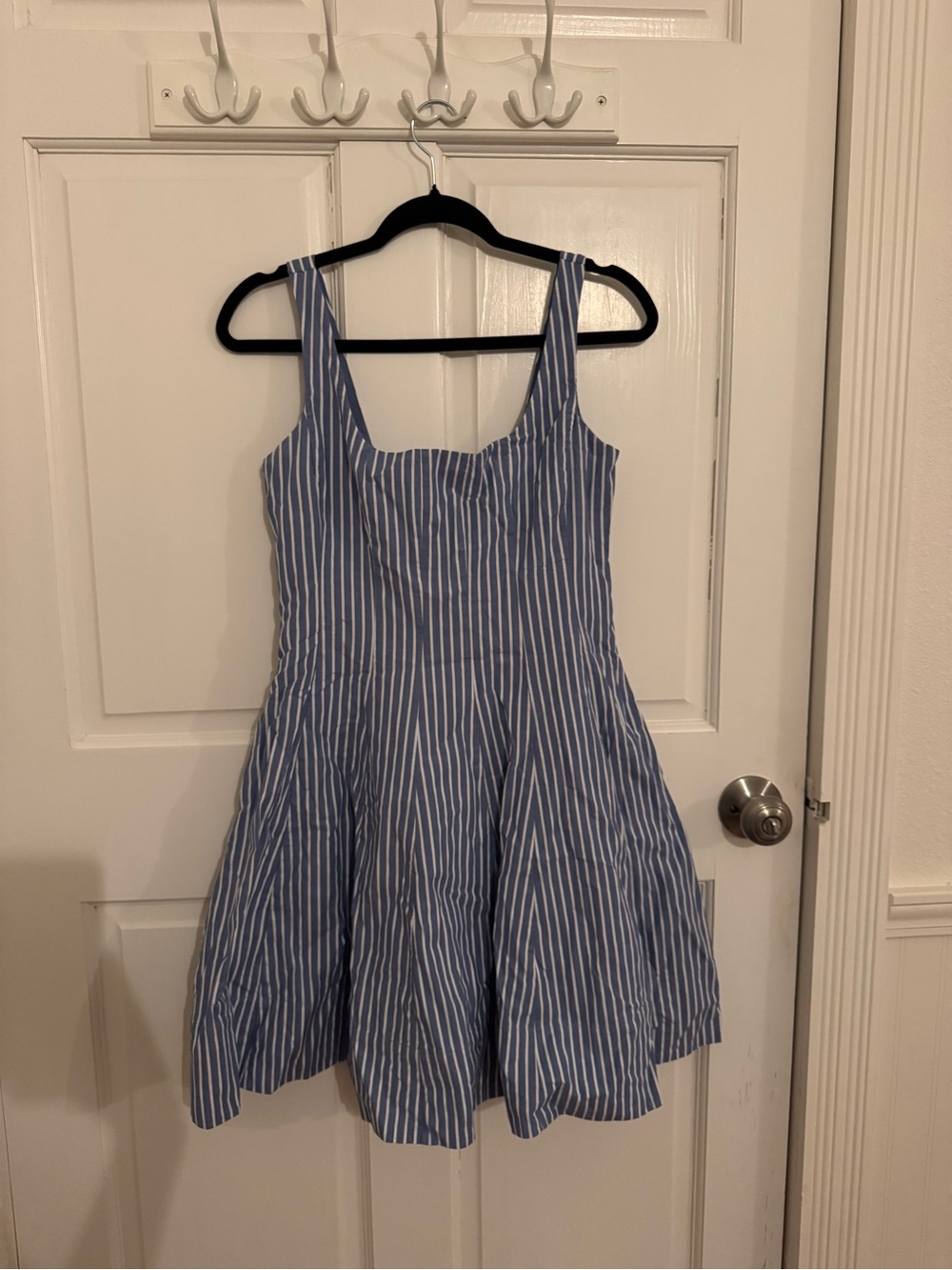 Cynthia Rowley Blue and White Striped Sundress